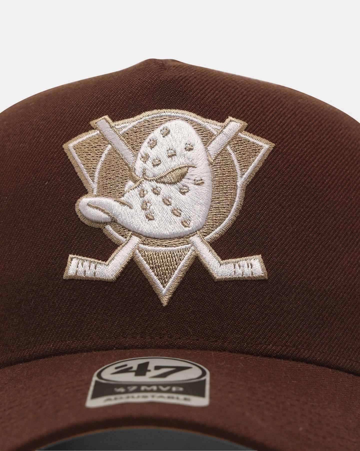 47 Brand Anaheim Ducks Replica 47 MVP DT Snapback Brown/Khaki