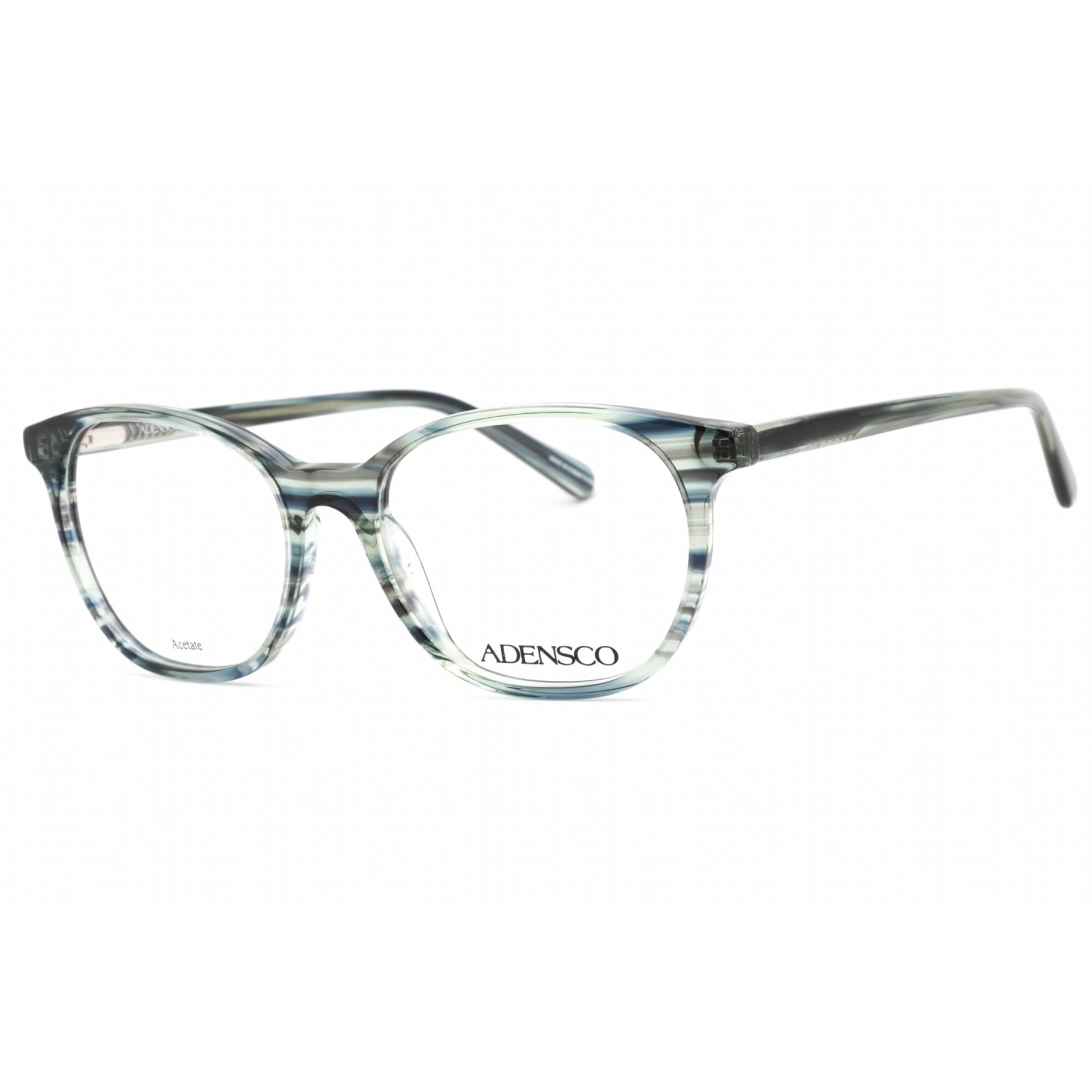 Adensco Women's Eyeglasses - Aqua Crystal Cat Eye Plastic Frame | AD 231 0E1N 00