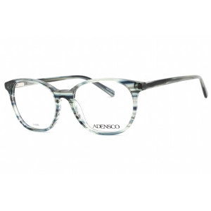Adensco Women's Eyeglasses - Aqua Crystal Cat Eye Plastic Frame | AD 231 0E1N 00