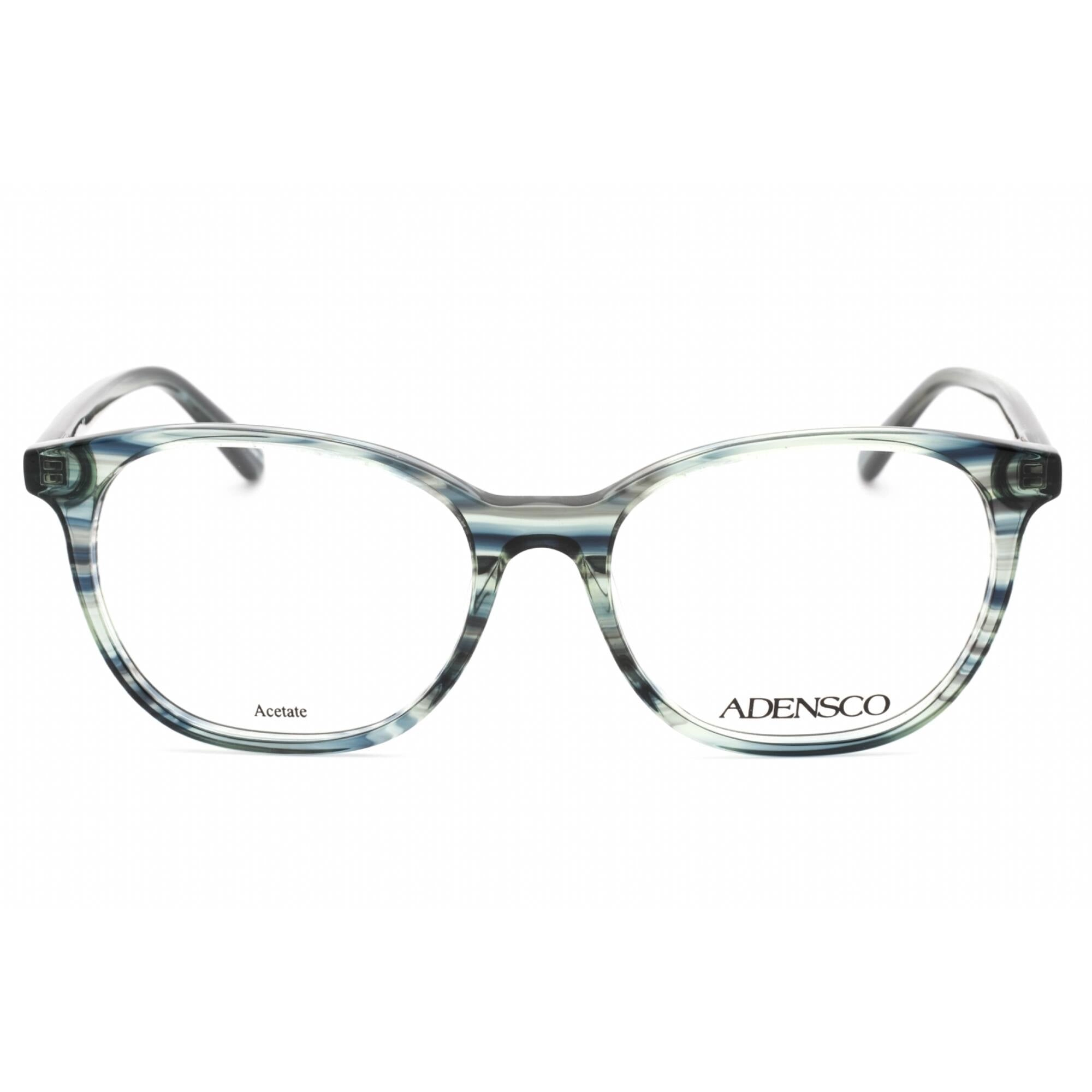Adensco Women's Eyeglasses - Aqua Crystal Cat Eye Plastic Frame | AD 231 0E1N 00