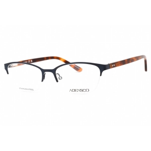 Adensco Women's Eyeglasses - Matte Blue Metal Rectangular Shape Frame | AD 238 0FLL 00