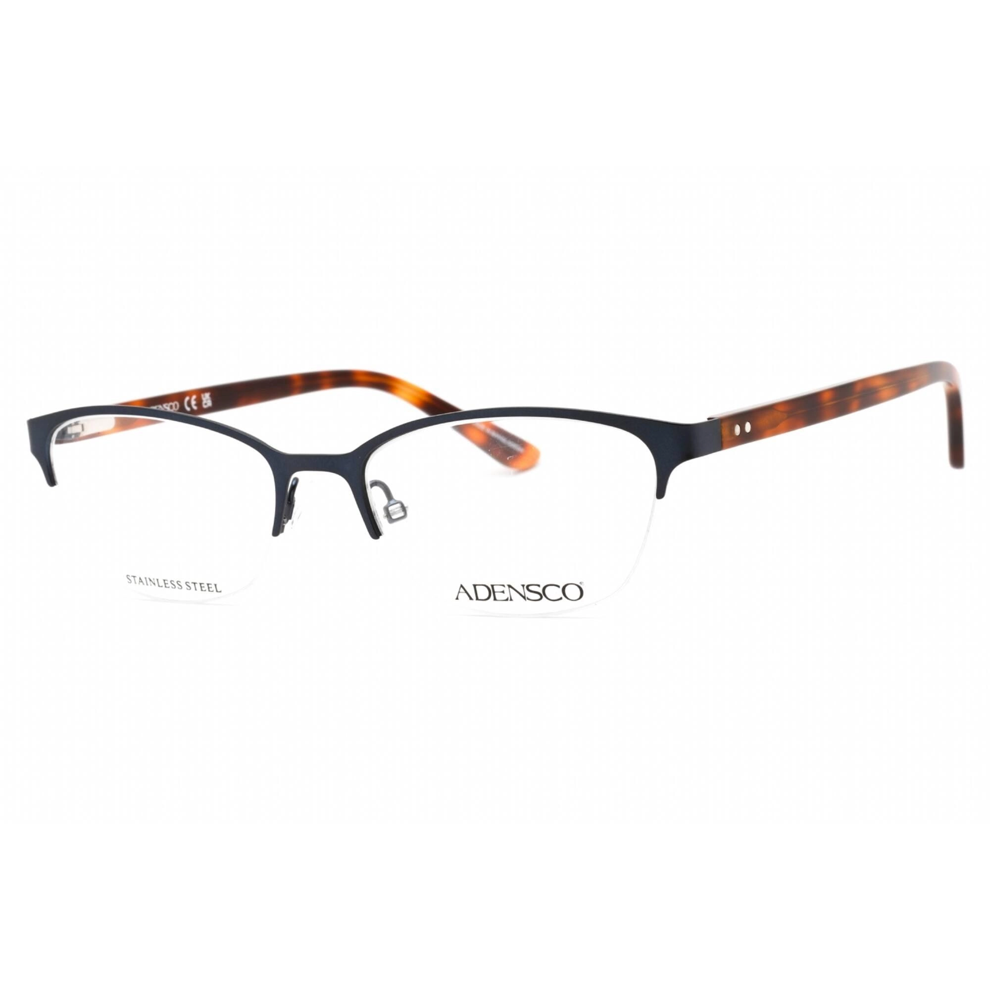 Adensco Women's Eyeglasses - Matte Blue Metal Rectangular Shape Frame | AD 238 0FLL 00
