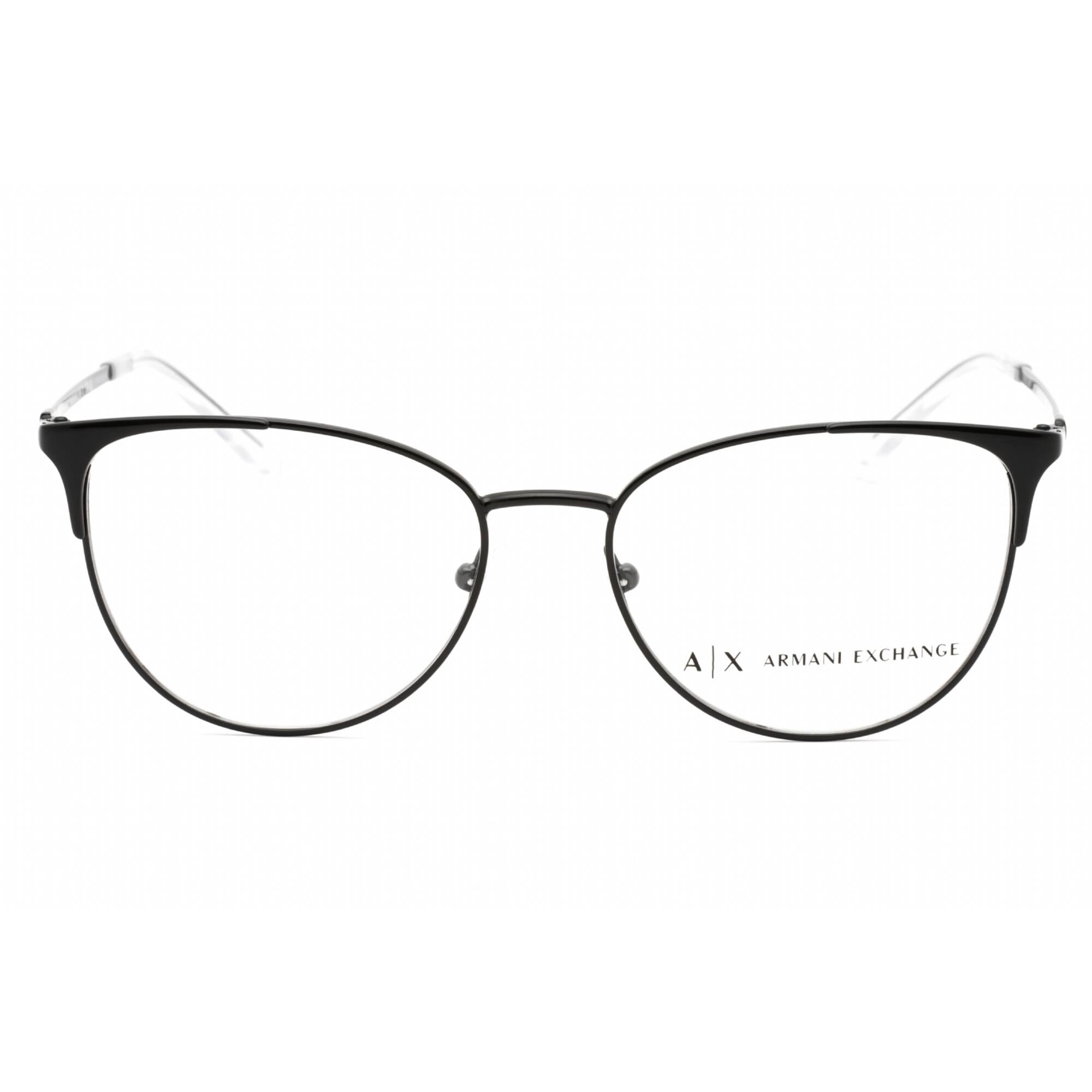 Armani Exchange Women's Eyeglasses - Black Metal Frame Clear Demo Lens | 0AX1034 6000
