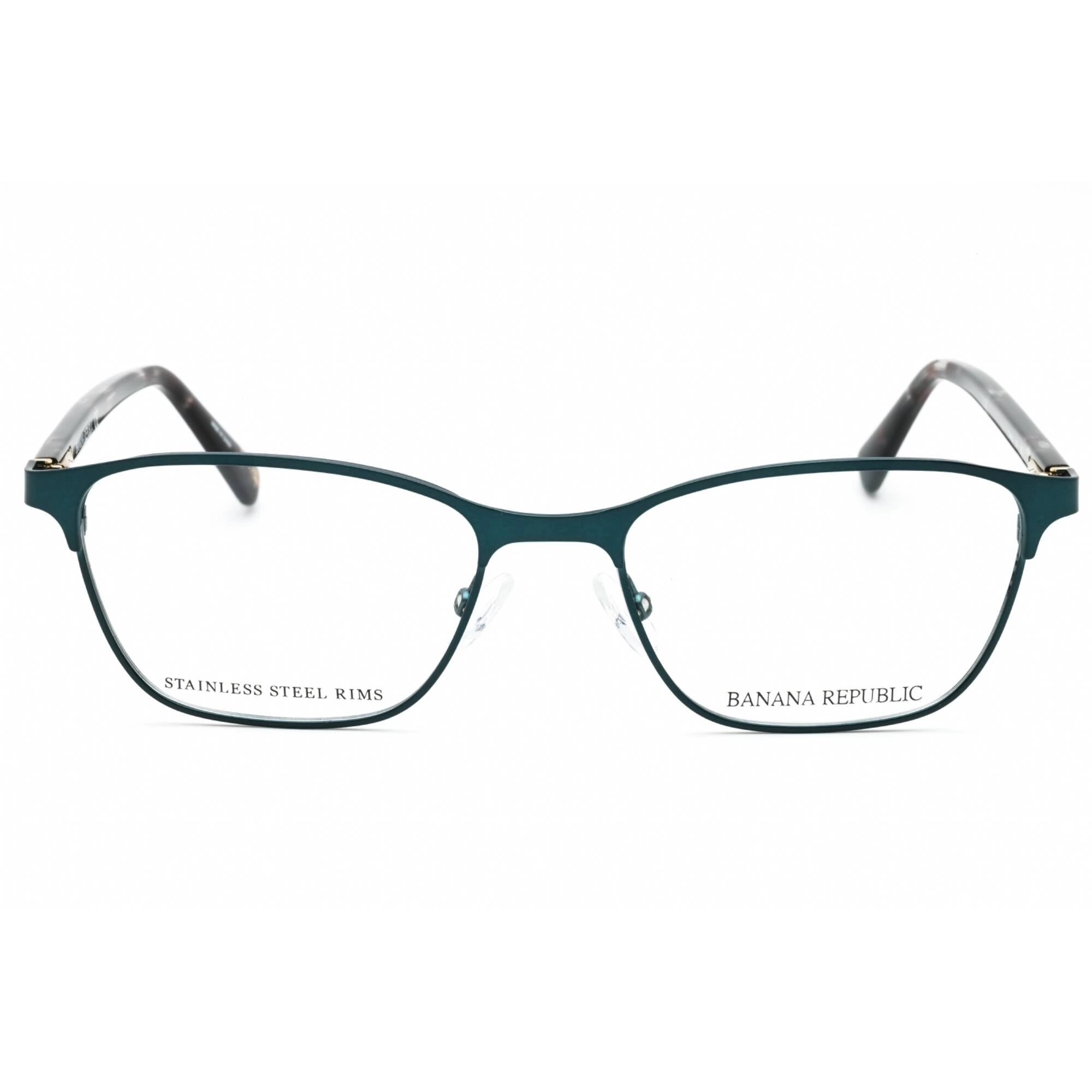 Banana Republic Women's Eyeglasses - 51mm Teal Metal Full Rim Frame | CAMILA 0ZI9 00