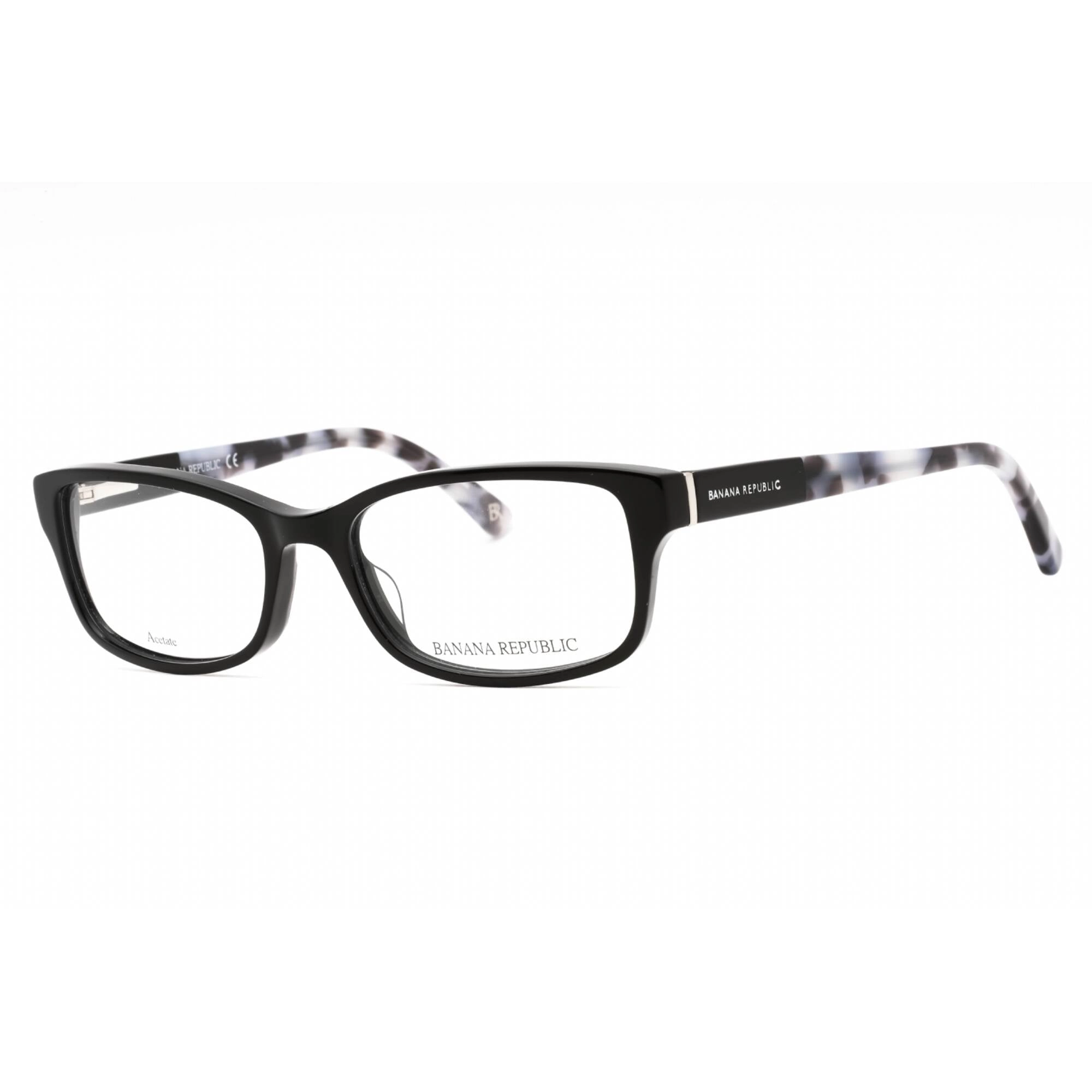 Banana Republic Women's Eyeglasses - Black Plastic Rectangular Frame | CALI/N 0807 00