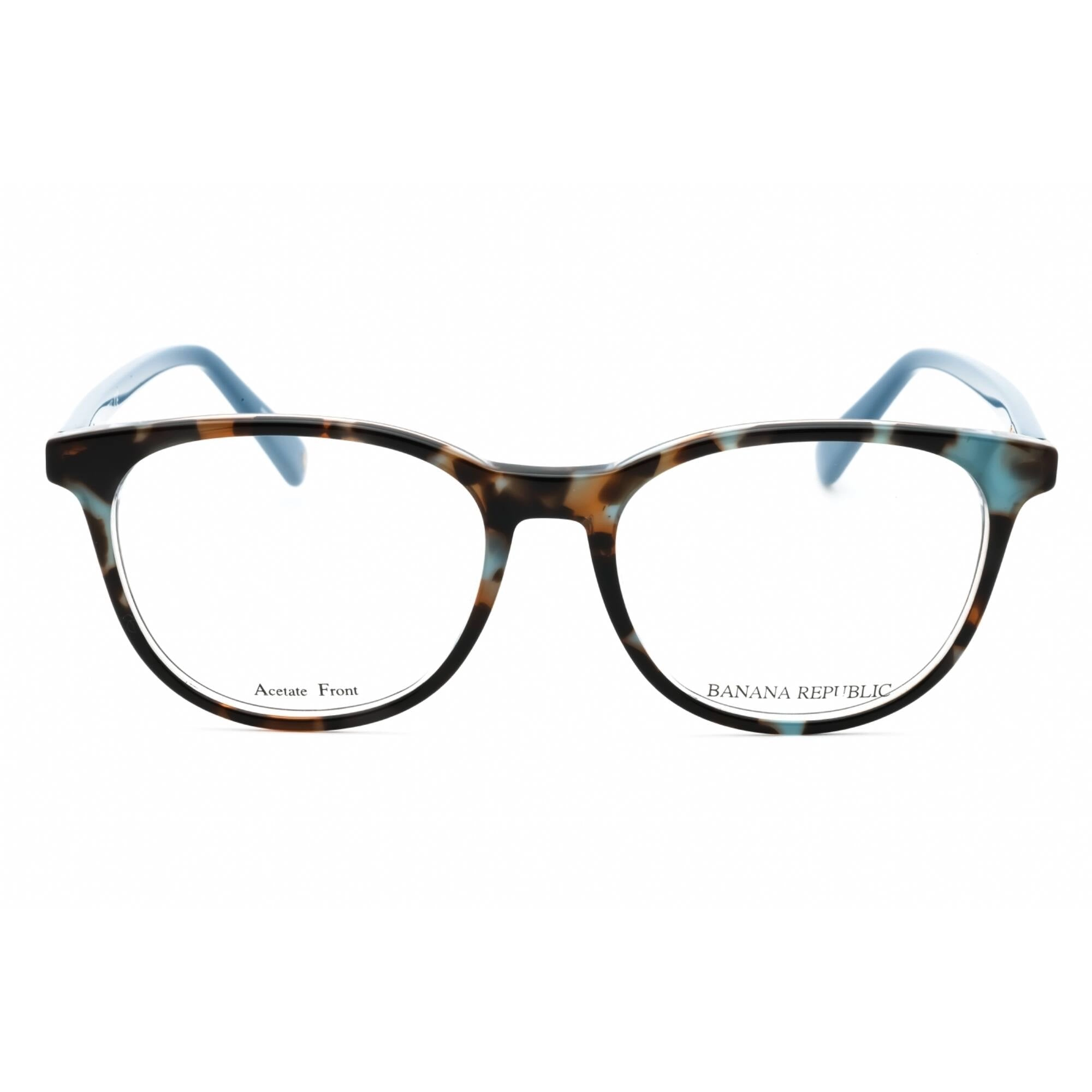 Banana Republic Women's Eyeglasses - Brown Blue Havana Square Frame | BR 222 0X8Q 00