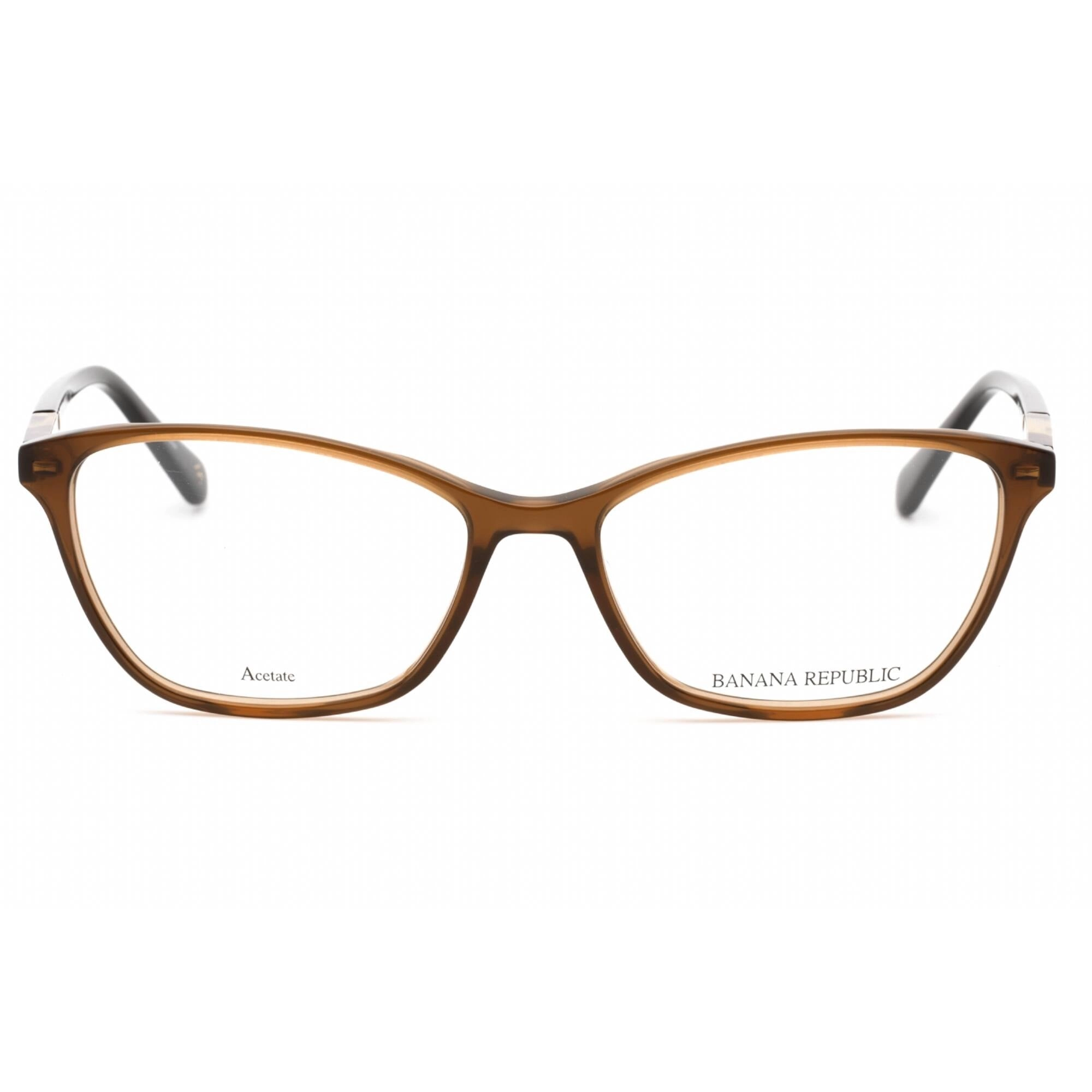 Banana Republic Women's Eyeglasses - Brown Cat Eye Plastic Frame | BREE 009Q 00