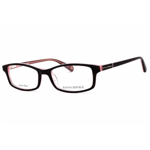 Banana Republic Women's Eyeglasses - Brown Havana Pink Rectangular | BR 215 0S0R 00