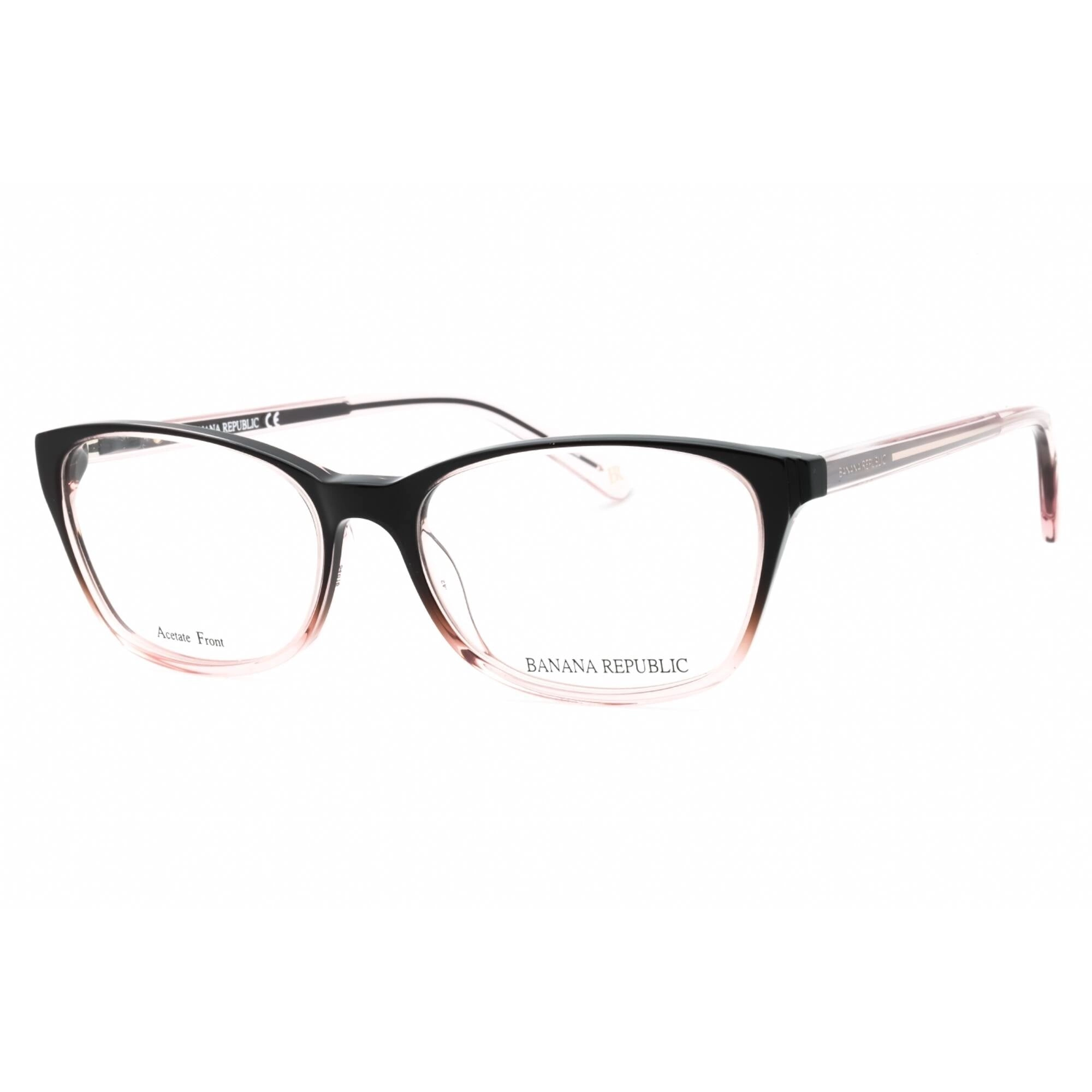 Banana Republic Women's Eyeglasses - Brown Pink Plastic Cat Eye Frame | BR 204 0DQ2 00