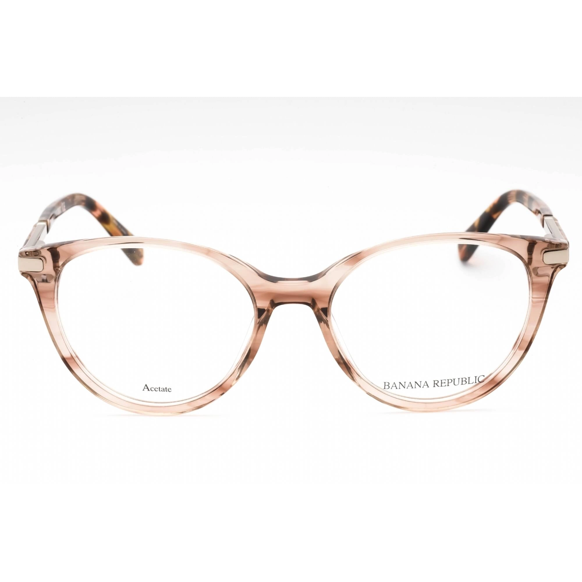 Banana Republic Women's Eyeglasses - Crystal Nude Plastic Round Frame | BR 211 022C 00