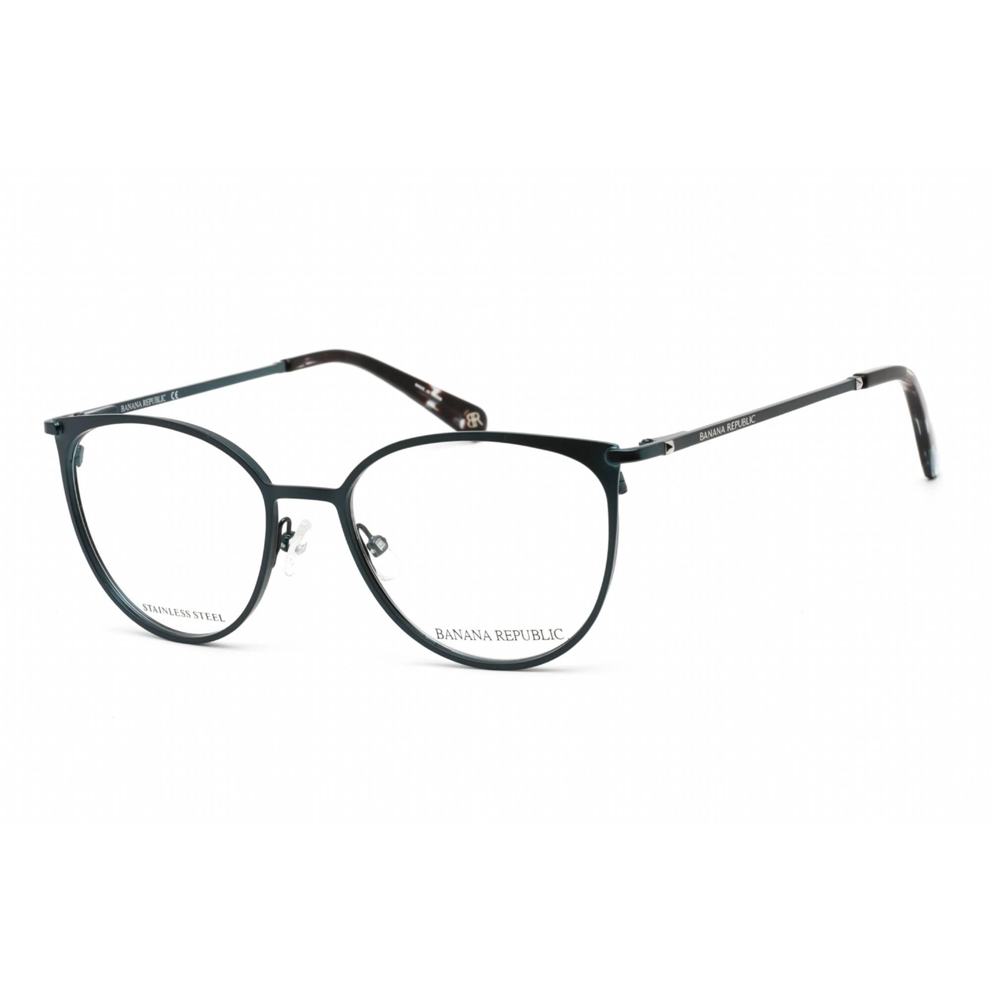 Banana Republic Women's Eyeglasses - Full Rim Teal Round Frame | GINNIFER 0ZI9 00