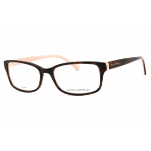 Banana Republic Women's Eyeglasses - Havana Peach Rectangular Frame | CALI/N 0HMV 00