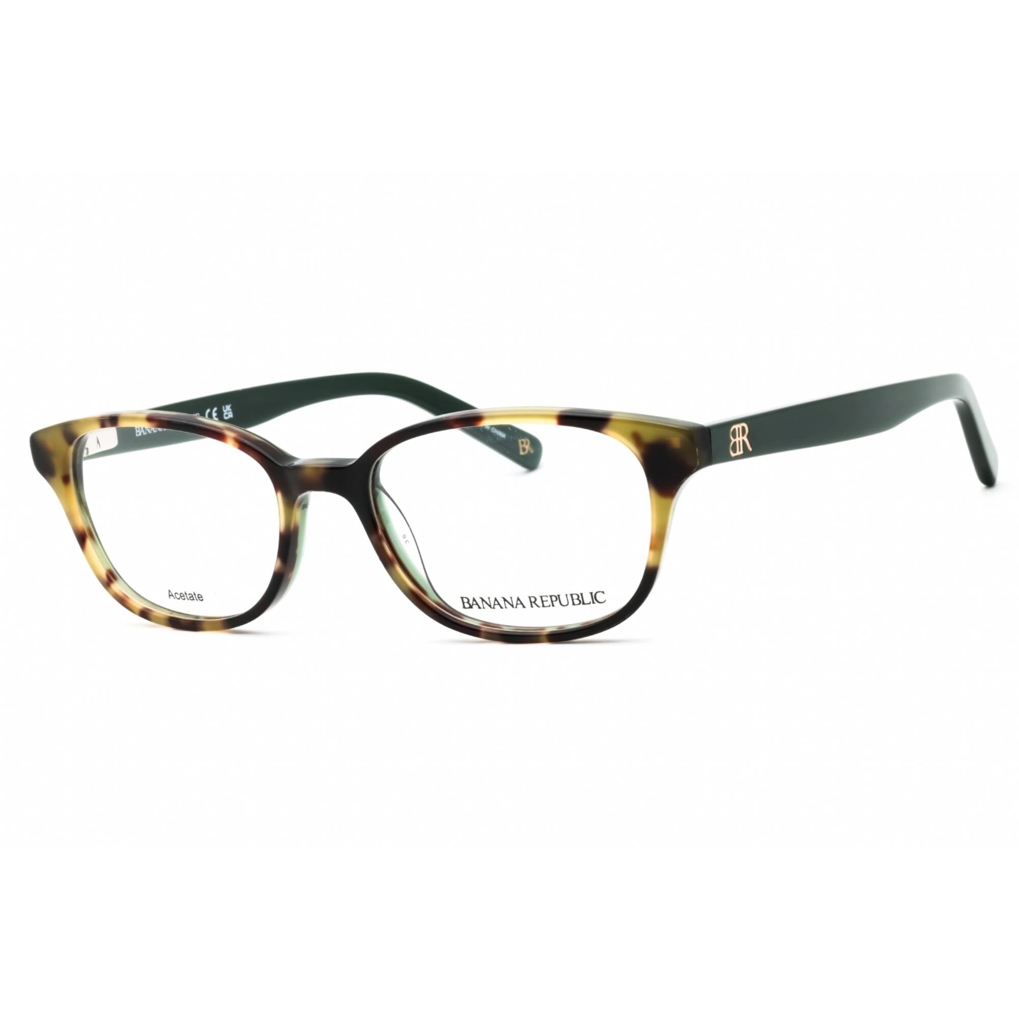 Banana Republic Women's Eyeglasses - Olive Tortoise Rectangular Frame | Coleen 0JZW 00