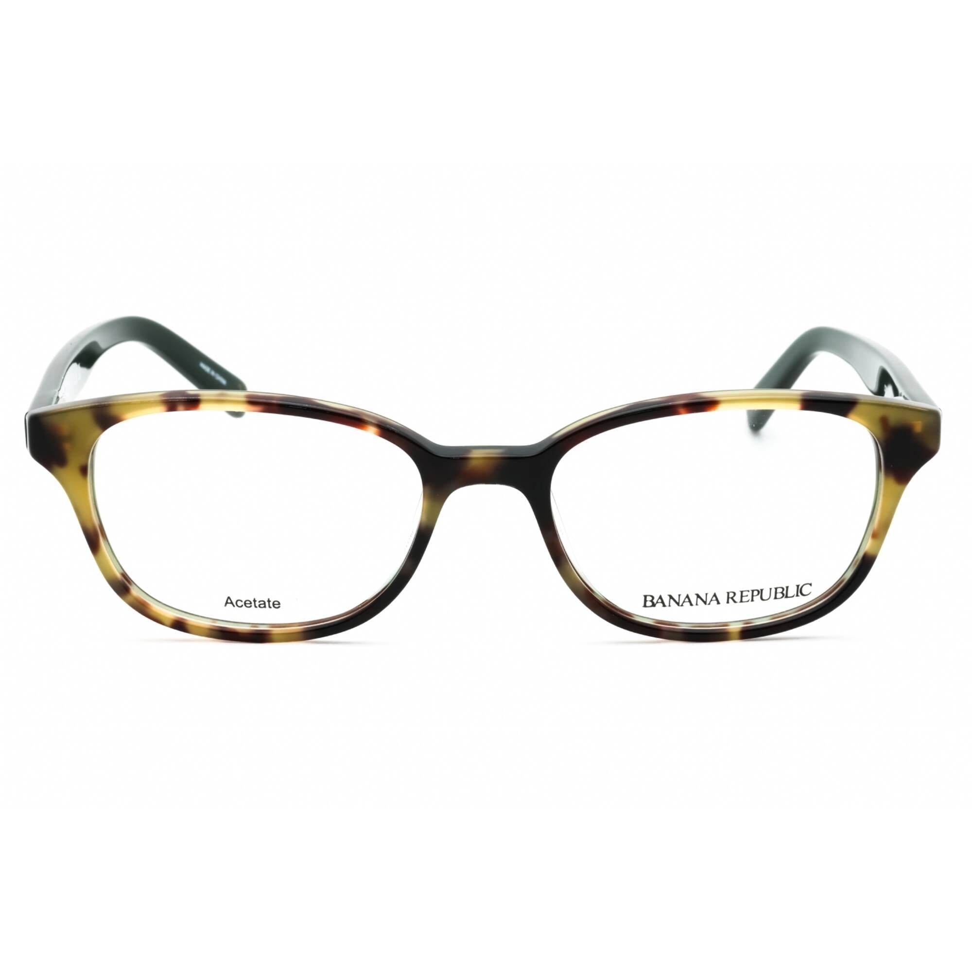 Banana Republic Women's Eyeglasses - Olive Tortoise Rectangular Frame | Coleen 0JZW 00