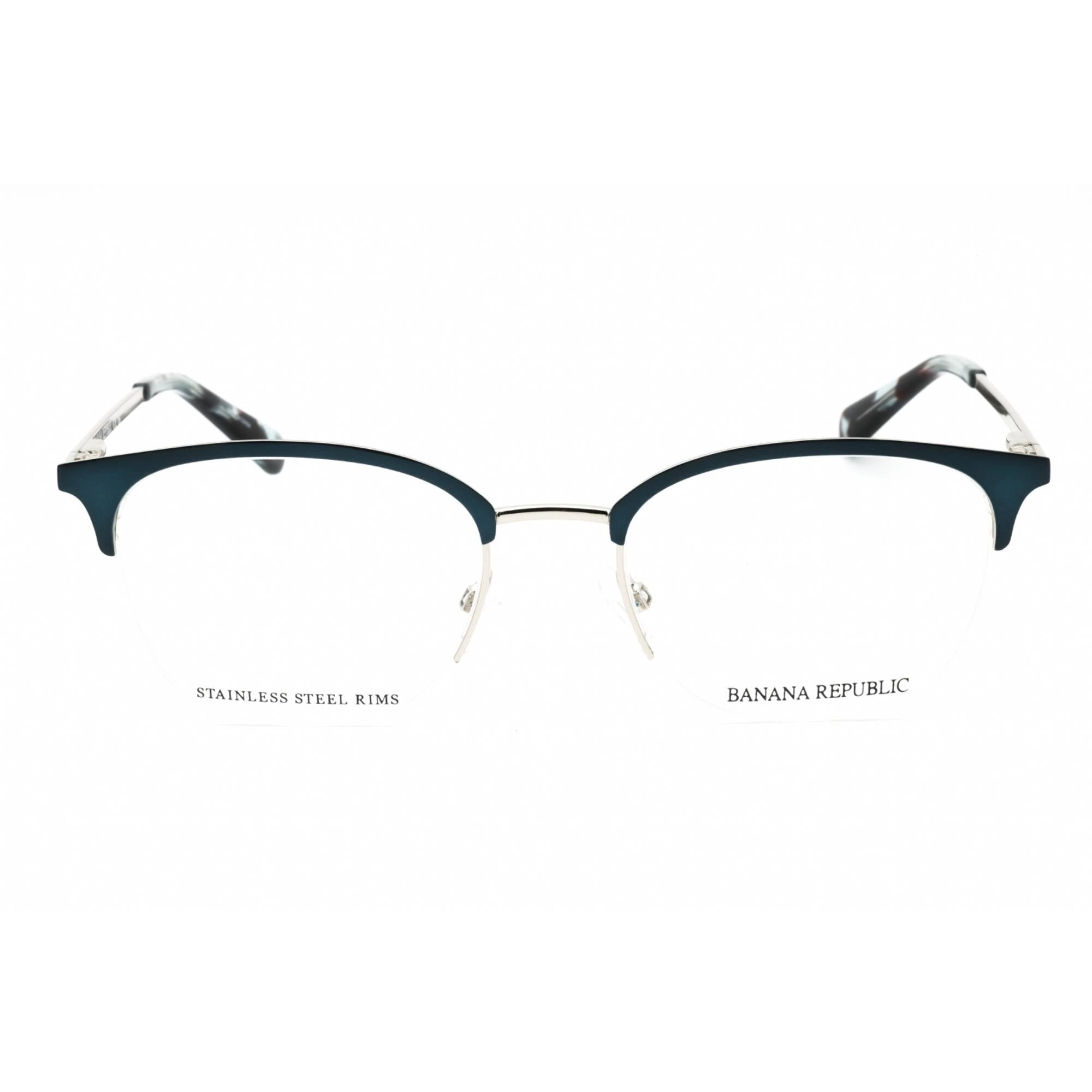 Banana Republic Women's Eyeglasses - Teal Gold Metal Cat Eye Frame | BR 229 05F6 00
