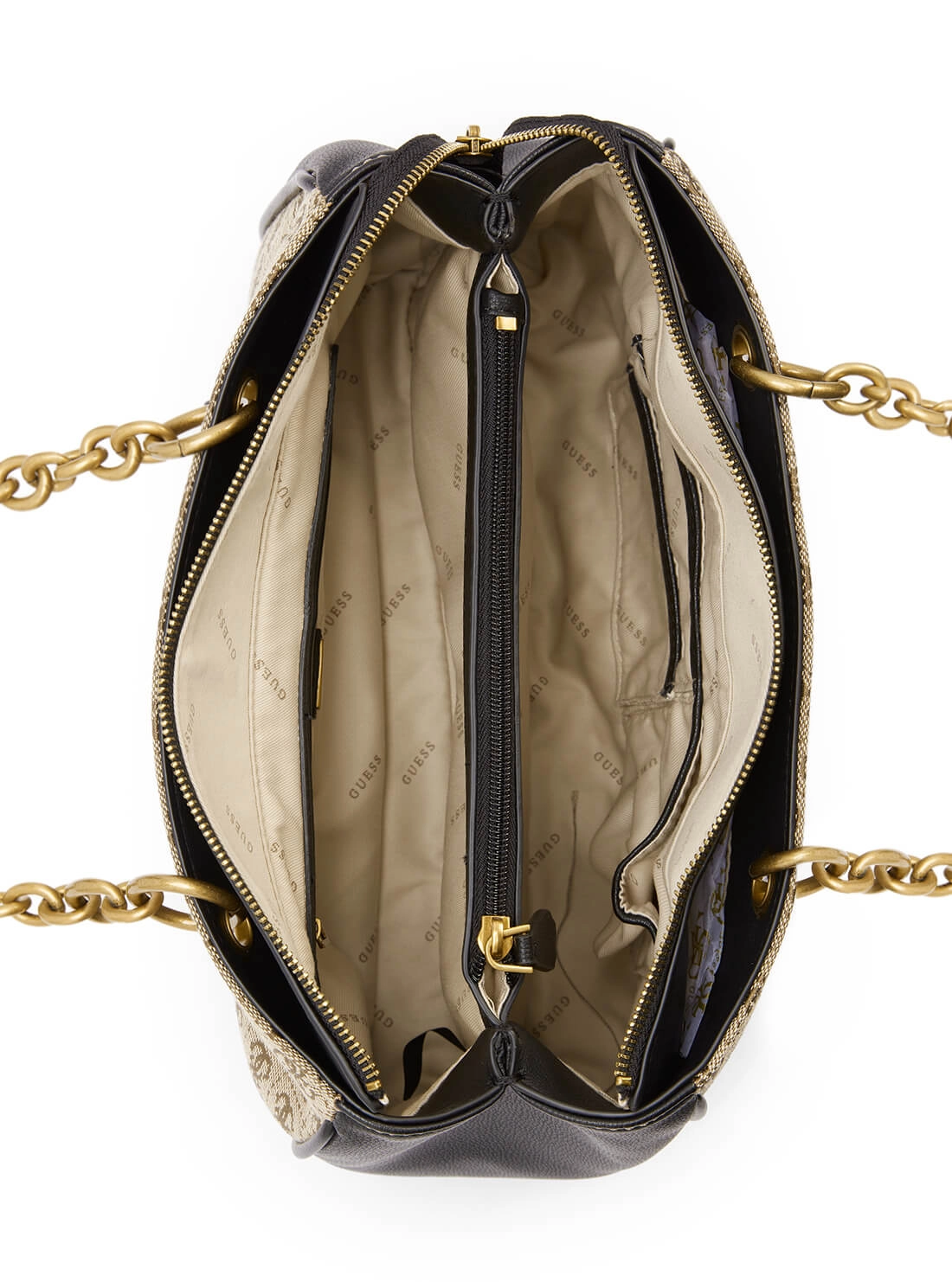 Brown Black Aviana Luxury Satchel