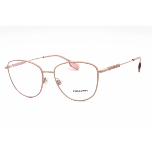 Burberry Women's Eyeglasses - Cat Eye Shape Pink Metal Frame, 55 mm | 0BE1376 1343