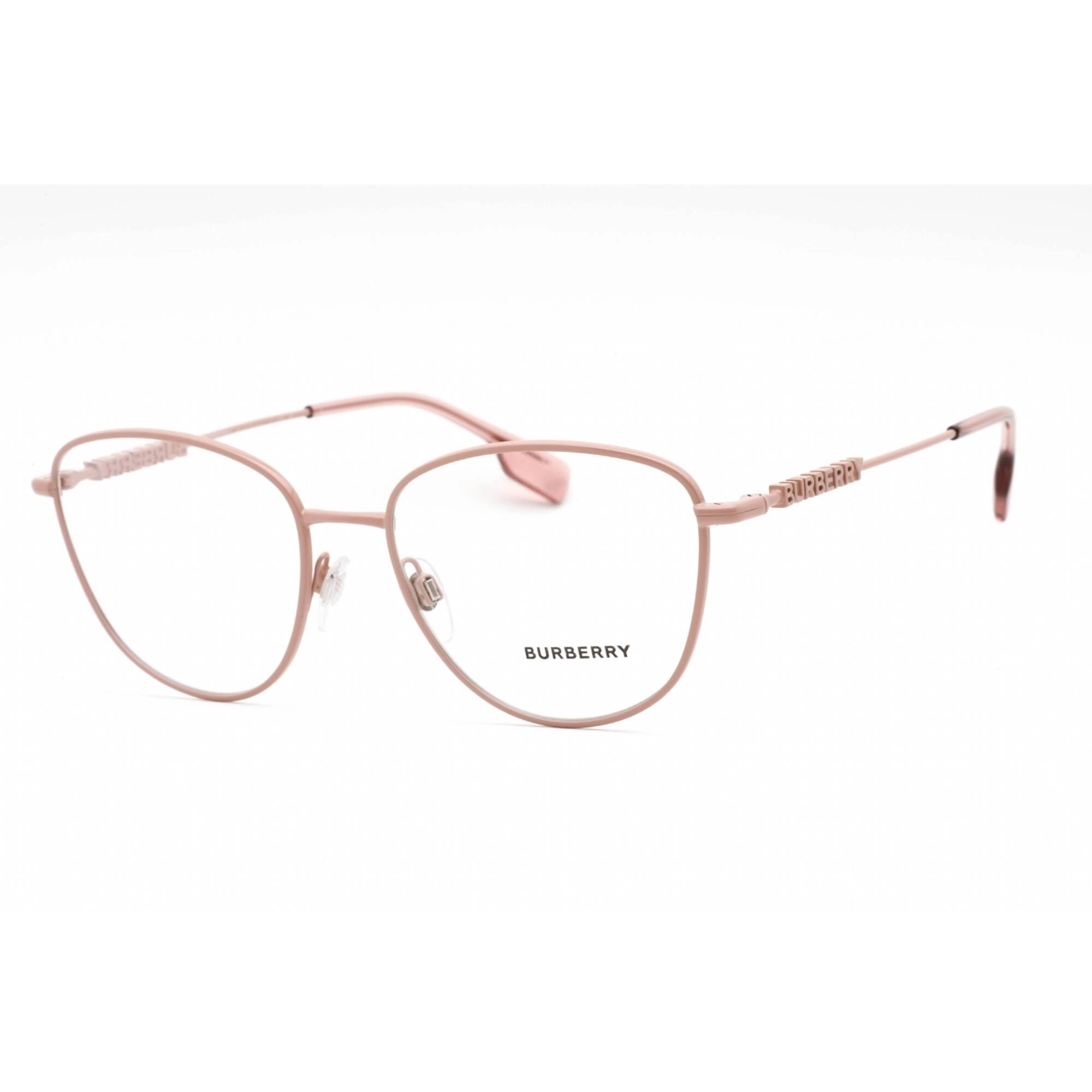 Burberry Women's Eyeglasses - Cat Eye Shape Pink Metal Frame, 55 mm | 0BE1376 1343