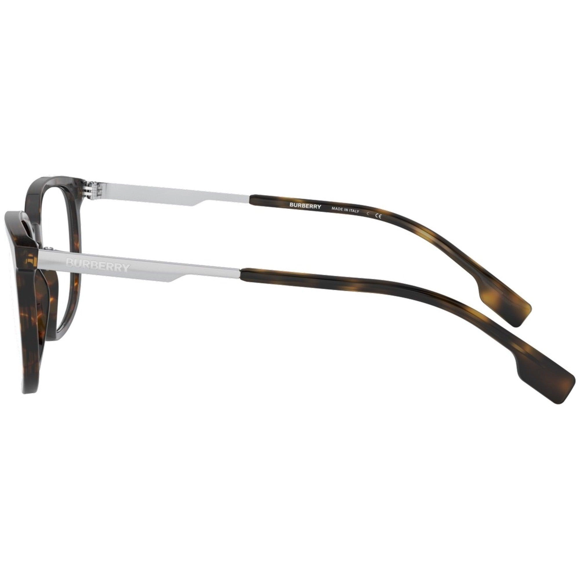 Burberry Women's Eyeglasses - Dark Havana Plastic Square Frame | BURBERRY 0BE2307 3002