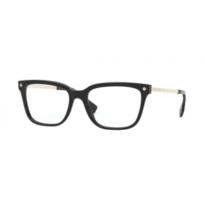 Burberry Women's Eyeglasses - Full Rim Black Acetate/Metal Square Frame | 0BE2319 3001