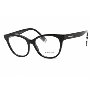 Burberry Women's Eyeglasses - Full Rim Cat Eye Black Plastic Frame | 0BE2375 3001