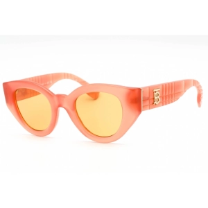 Burberry Women's Sunglasses - Full Rim Orange Plastic Oval Frame | 0BE4390 4068/7