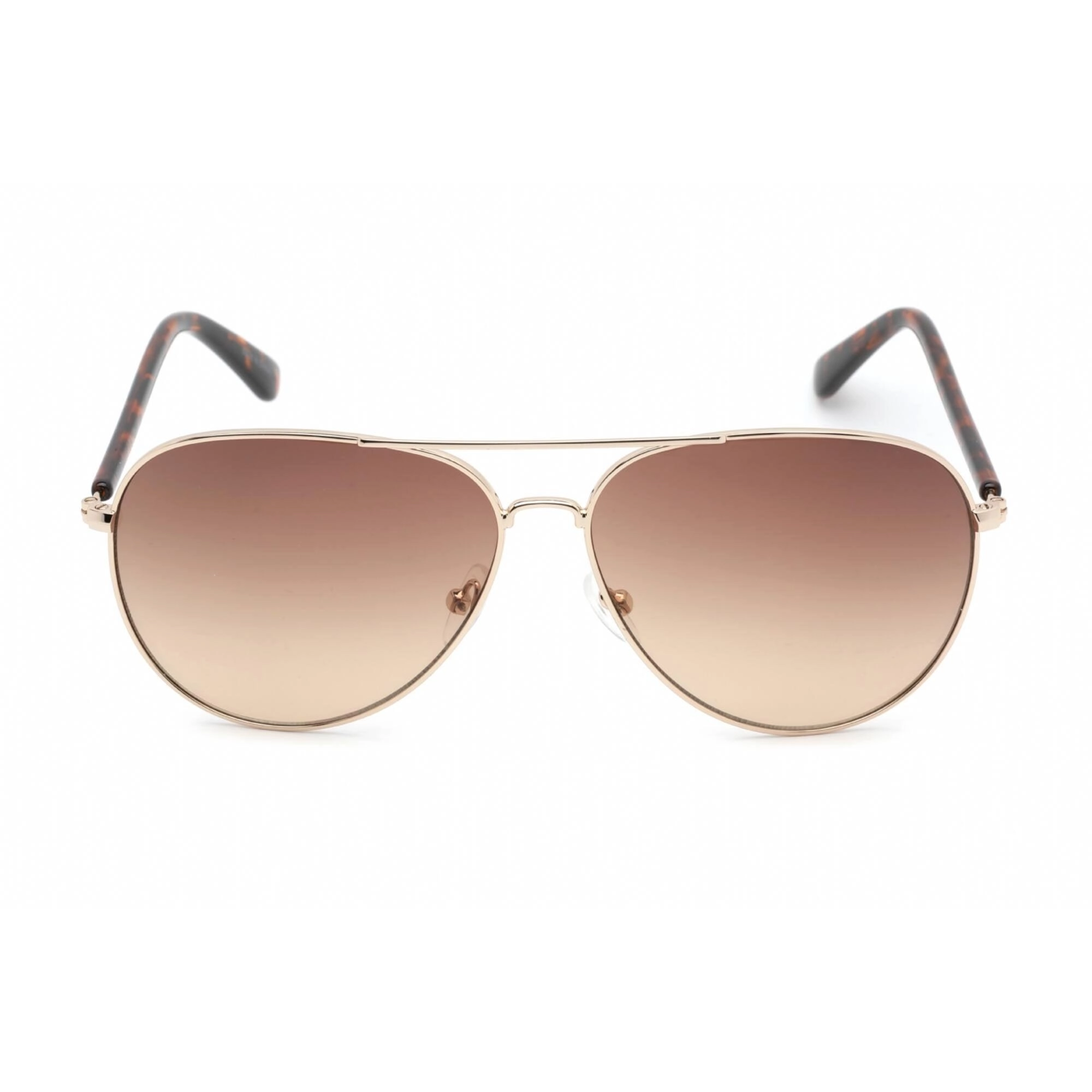 Calvin Klein Retail Women's Sunglasses - Full Rim Gold Metal Aviator | CK19314S 717