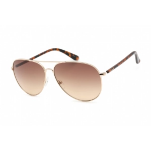 Calvin Klein Retail Women's Sunglasses - Full Rim Gold Metal Aviator | CK19314S 717