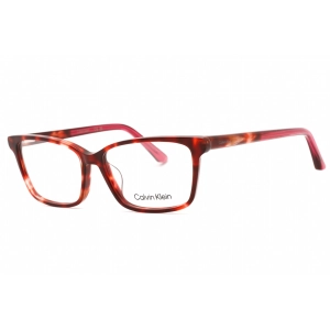 Calvin Klein Women's Eyeglasses - Burgundy Havana Cat Eye Plastic Frame | CK22545 609