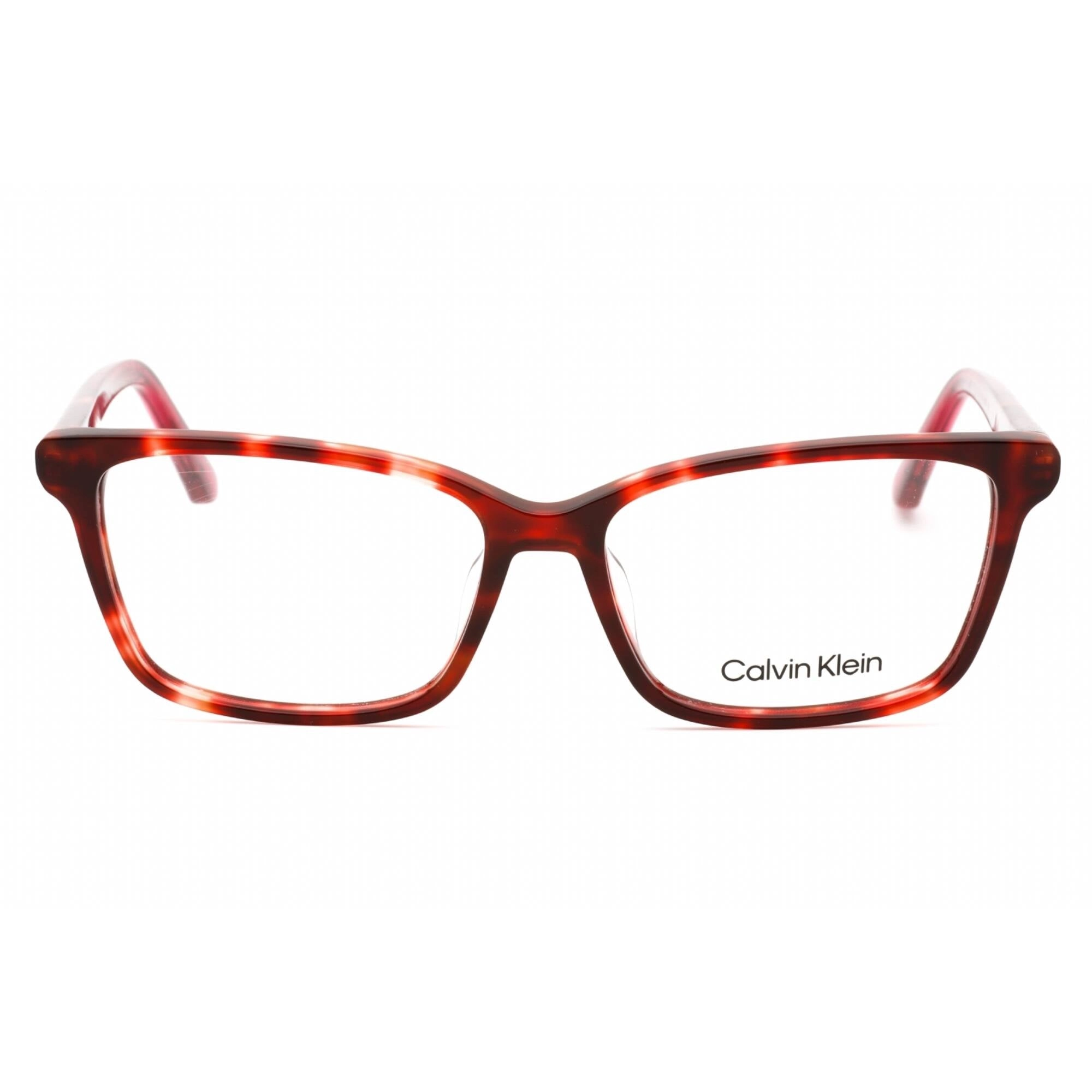 Calvin Klein Women's Eyeglasses - Burgundy Havana Cat Eye Plastic Frame | CK22545 609