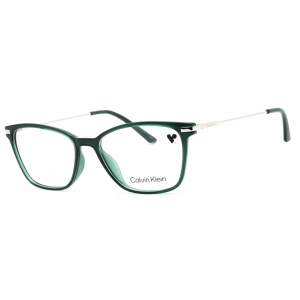 Calvin Klein Women's Eyeglasses - Crystal Emerald Cat Eye Full Rim Frame | CK20705 360