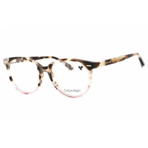 Calvin Klein Women's Eyeglasses - Ivory Tortoise Full Rim Round Frame | CK21710 111