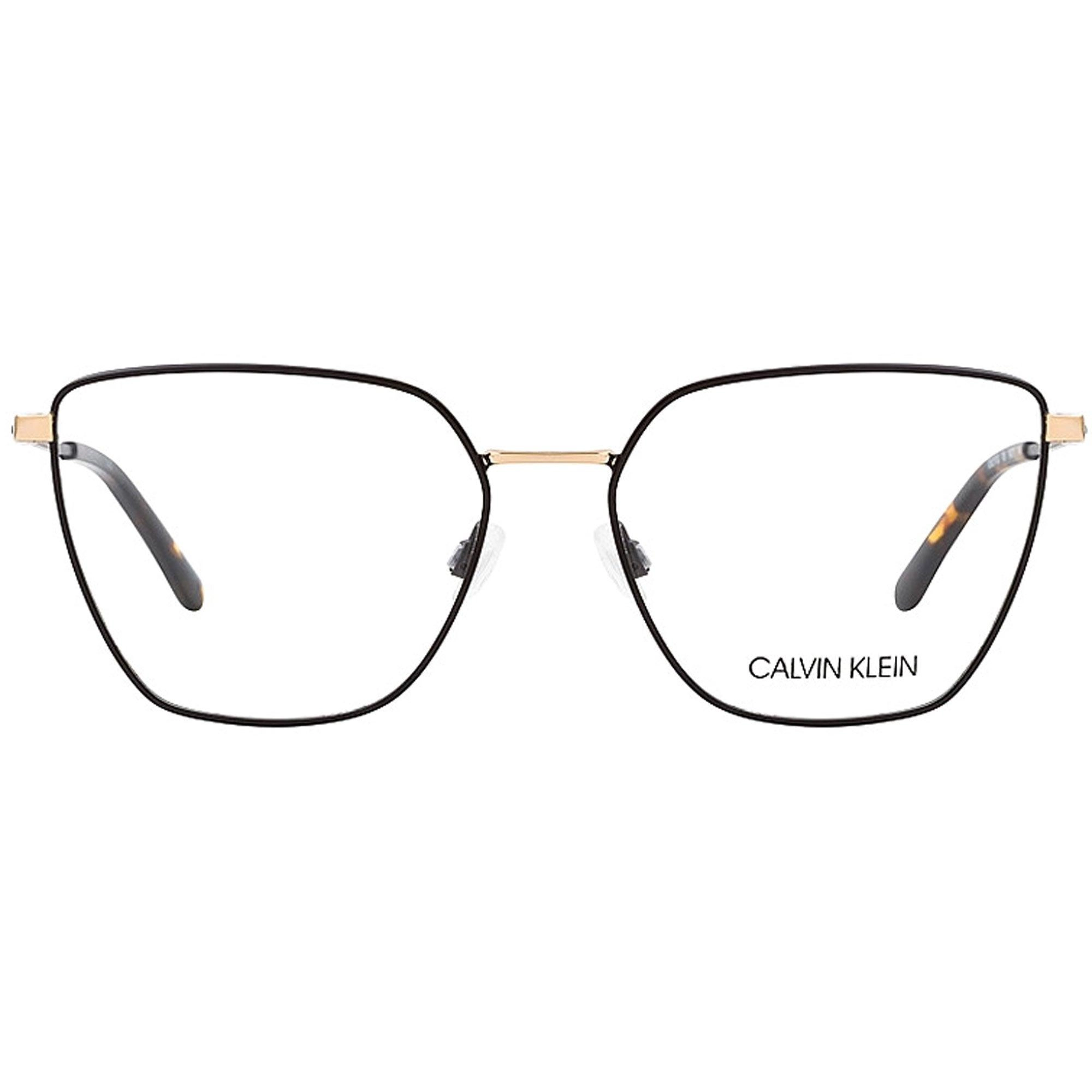 Calvin Klein Women's Eyeglasses - Matt Black Cat Eye Frame | CALVIN KLEIN CK21102 001