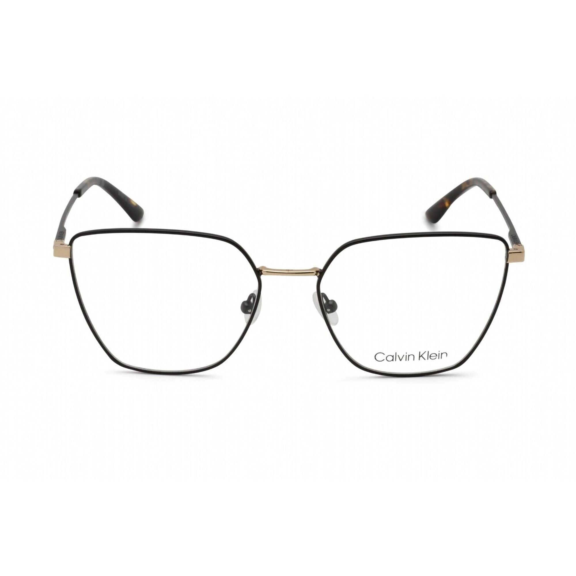 Calvin Klein Women's Eyeglasses - Matt Black Cat Eye Frame | CALVIN KLEIN CK21102 001