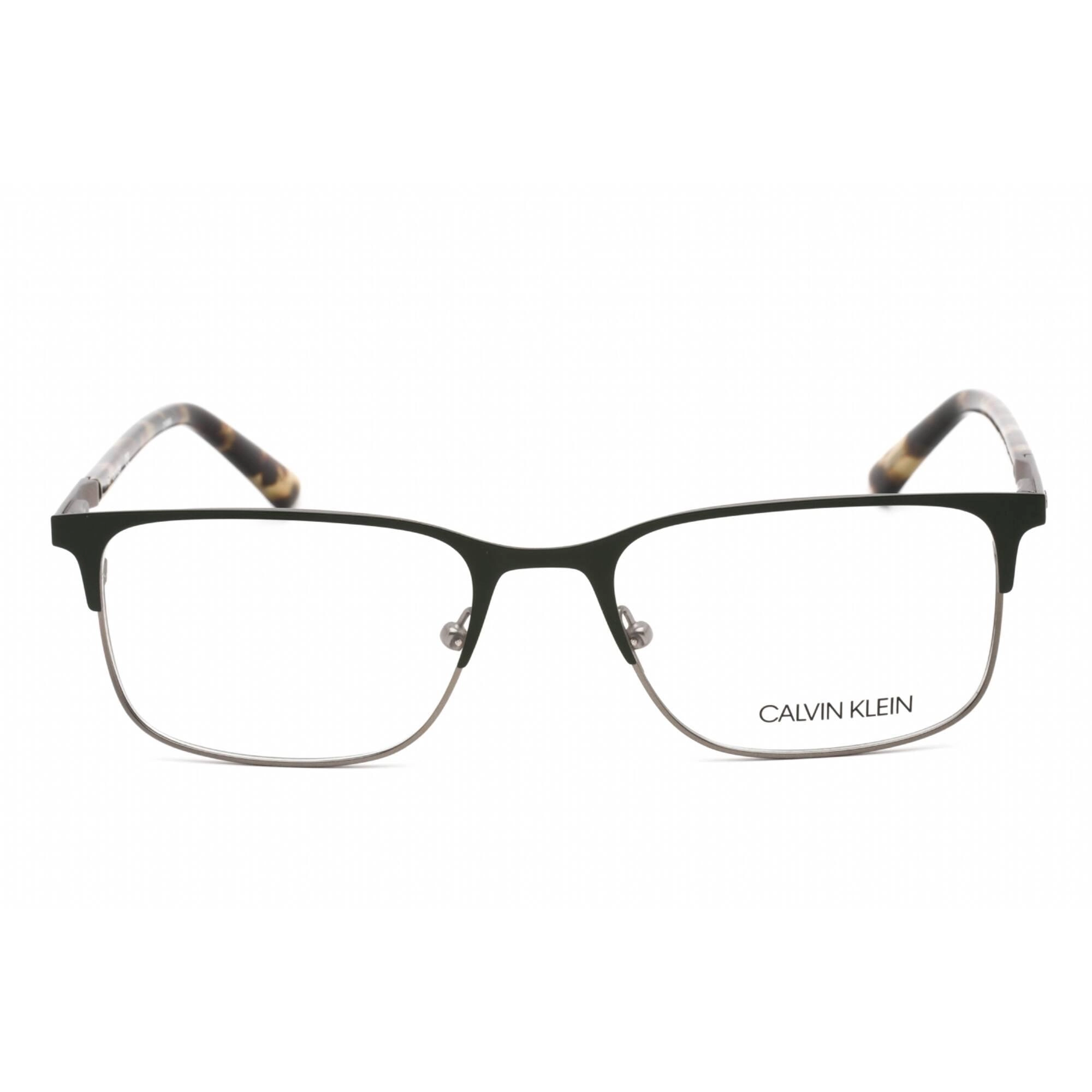 Calvin Klein Women's Eyeglasses - Rectangular Matte Forest Green Frame | CK19712 307
