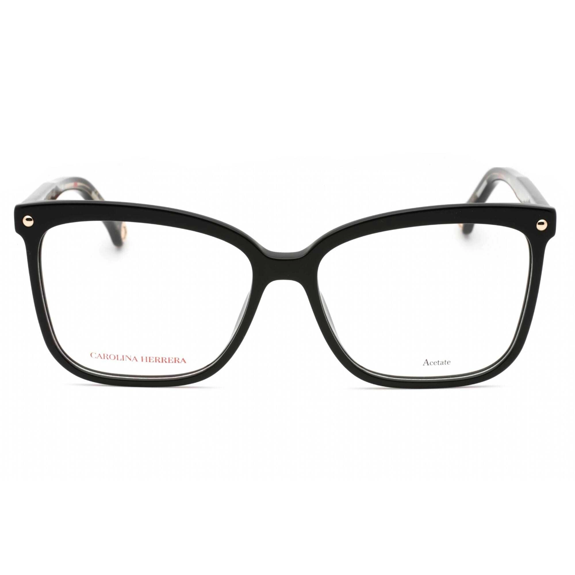 Carolina Herrera Women's Eyeglasses - Black Plastic Cat Eye Frame | CH 0012 0807 00
