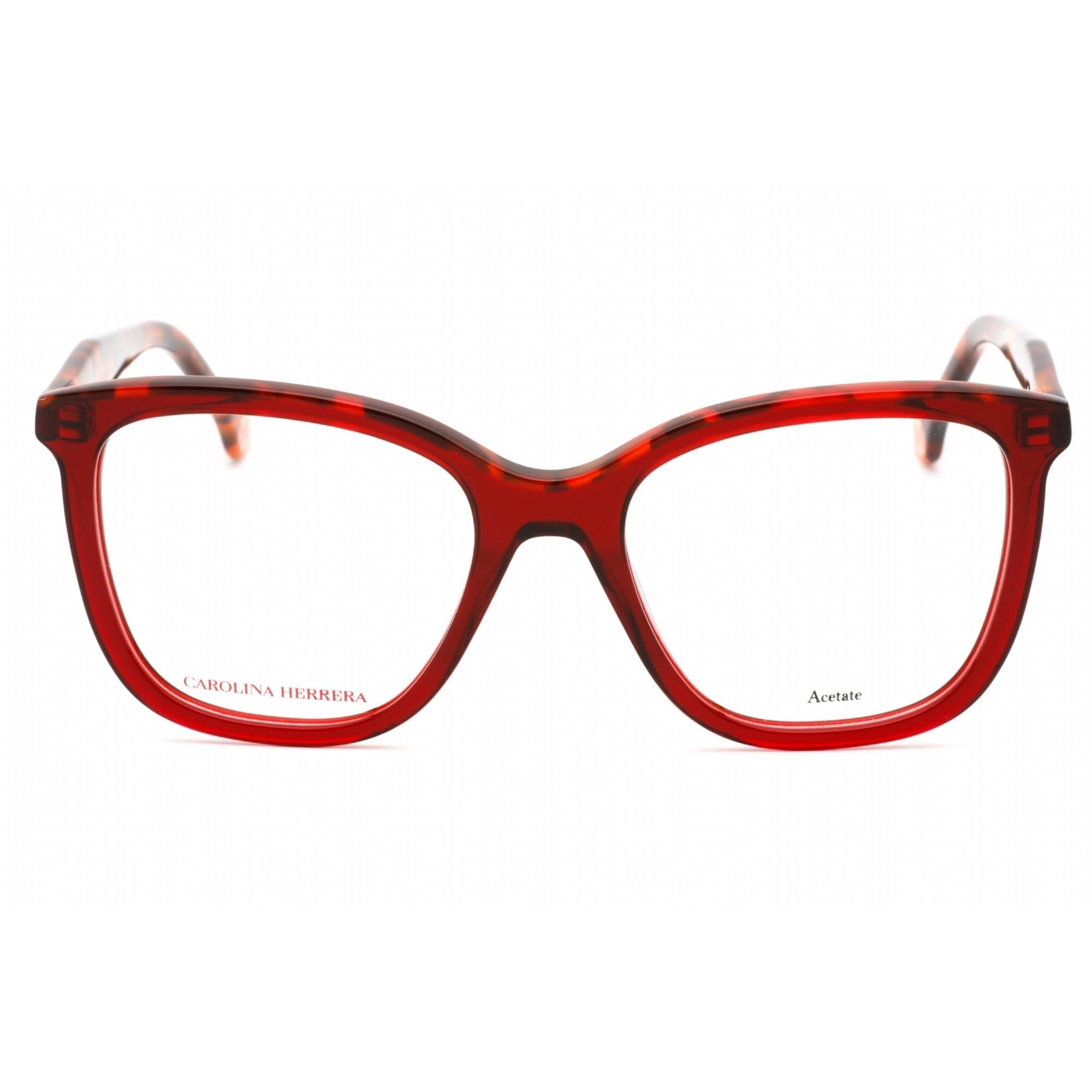 Carolina Herrera Women's Eyeglasses - Burgundy Havana Cat Eye Frame | HER 0146 0YDC