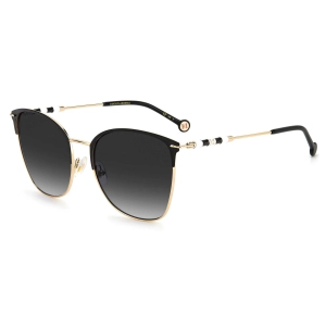 Carolina Herrera Women's Sunglasses - Gold Black Butterfly Frame | CH 0036/S 0RHL/9O