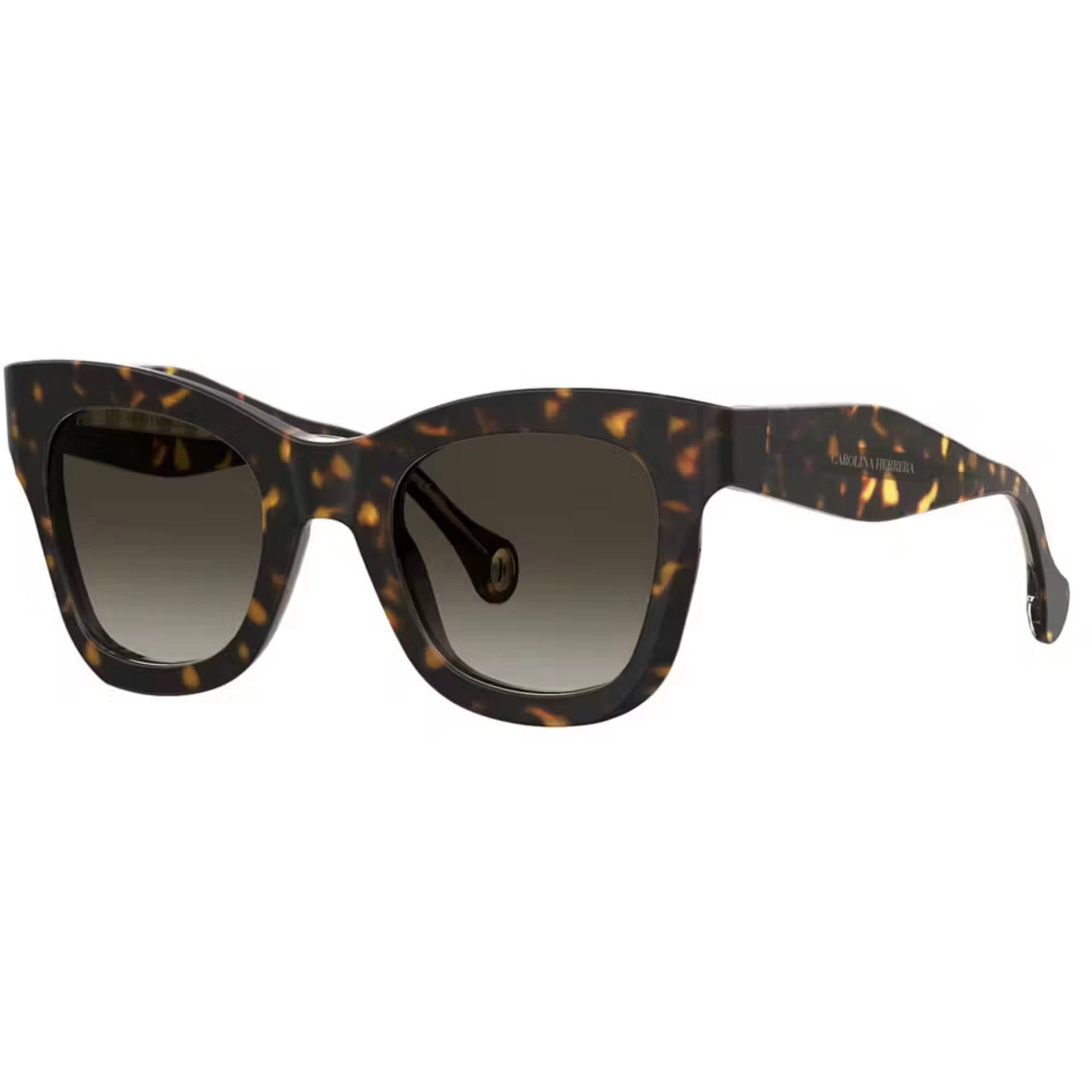 Carolina Herrera Women's Sunglasses - Havana Acetate Cat Eye Frame | CH 0015/S 0086/HA