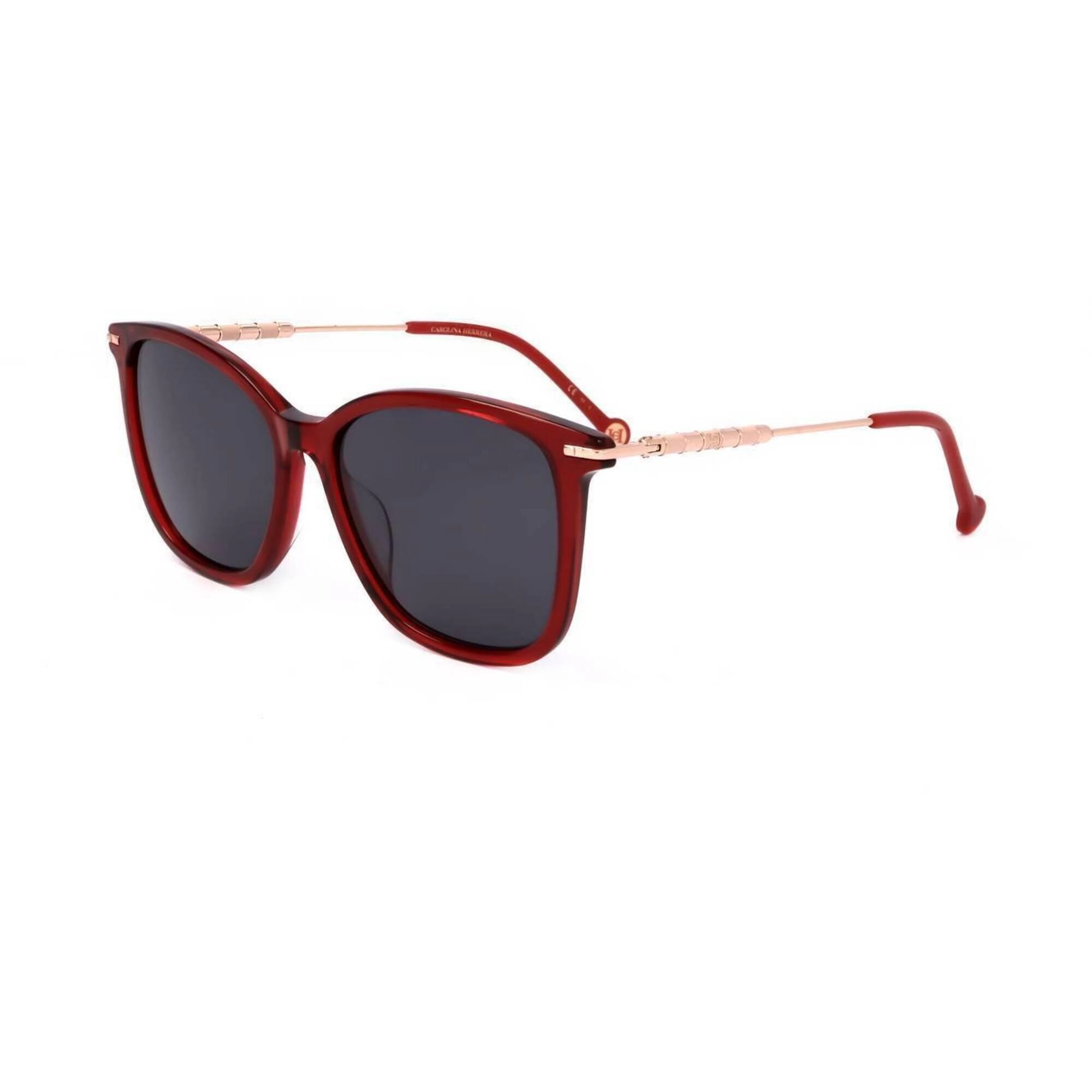 Carolina Herrera Women's Sunglasses - Red Square Frame Grey Lens | HER 0100/G 0C9A