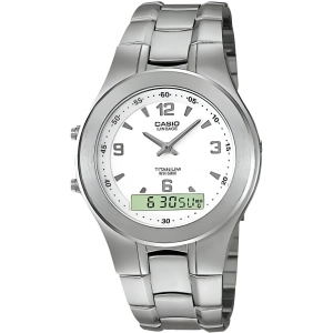 Casio Men's Watch - Lineage White and Grey Dial Bracelet Analog-Digital | LIN-166-7A
