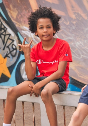 Champion Kids’ Script Short Sleeve Tee