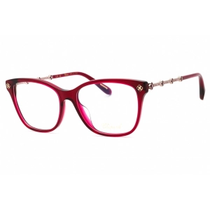 Chopard Women's Eyeglasses - Bordeaux Plastic Full Rim Cat Eye Frame | VCH352S 06R2