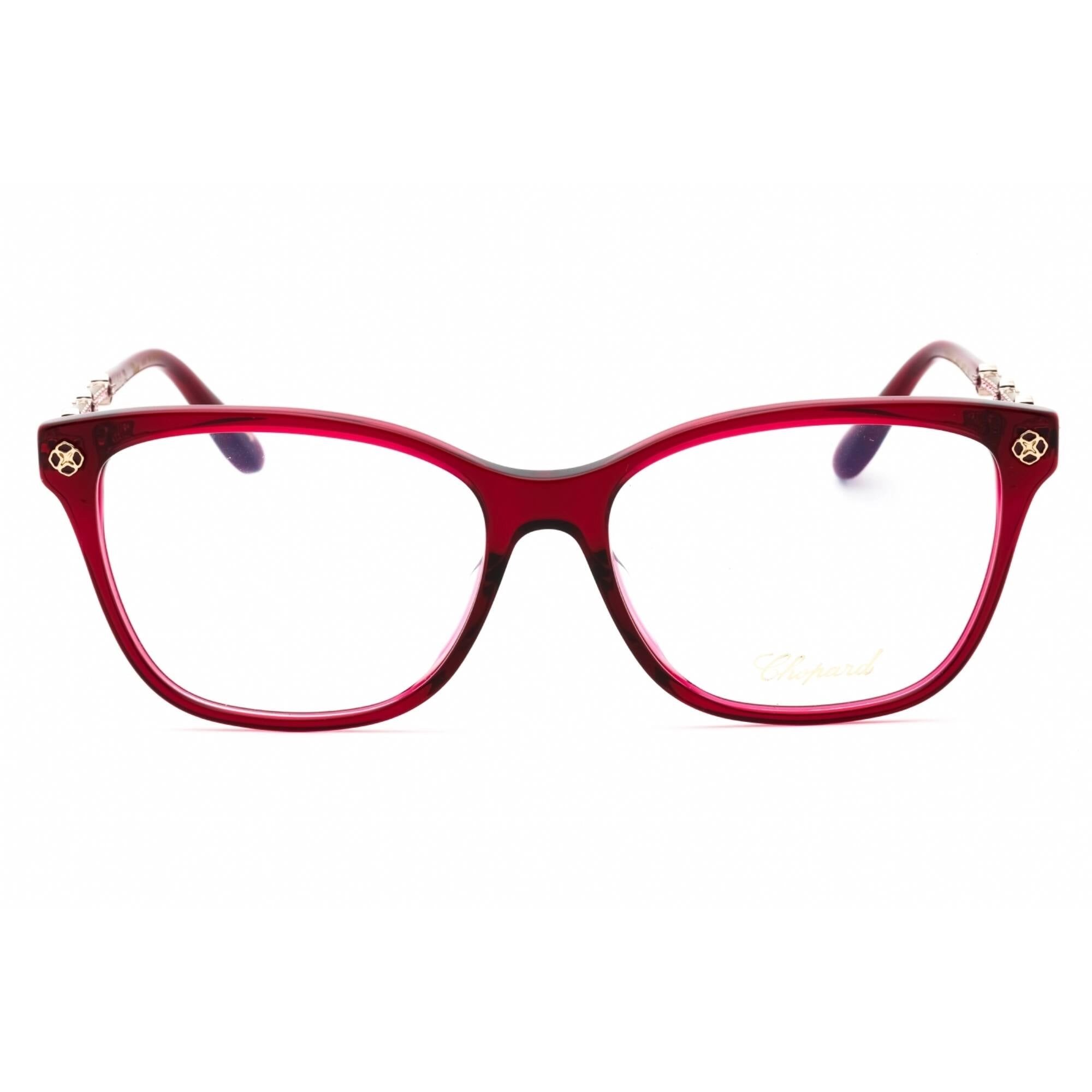 Chopard Women's Eyeglasses - Bordeaux Plastic Full Rim Cat Eye Frame | VCH352S 06R2