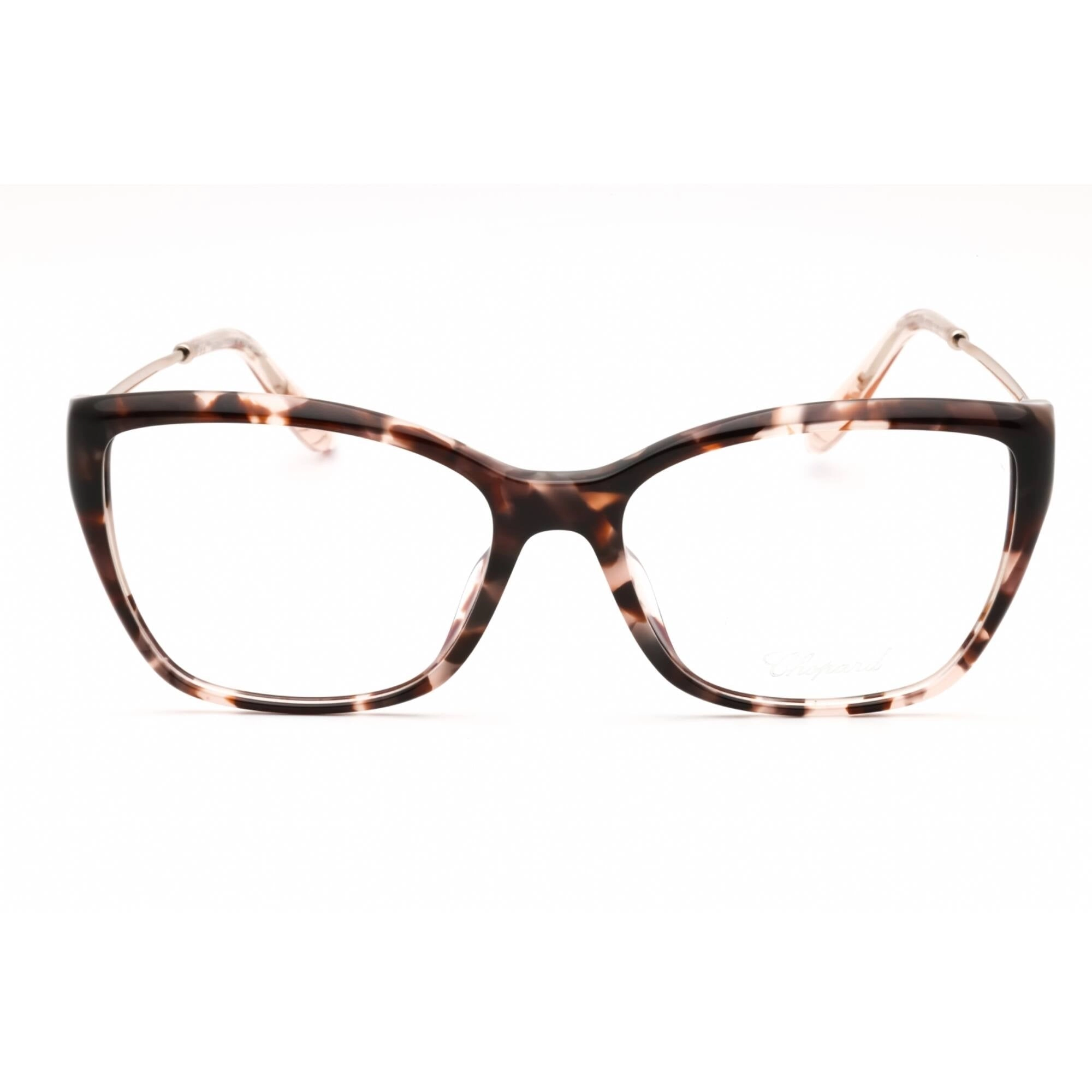 Chopard Women's Eyeglasses - Brown Havana Lilac Acetate Cat Eye Frame | VCH322S 01GQ