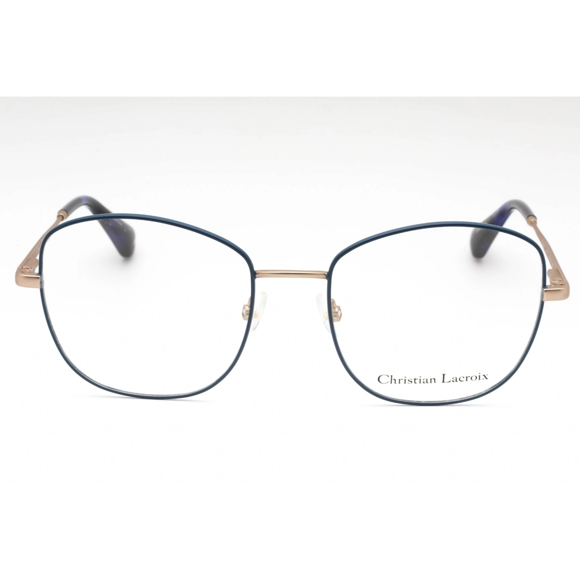 Christian Lacroix Women's Eyeglasses - Blue/Gold Metal Butterfly Frame | CL3081 600