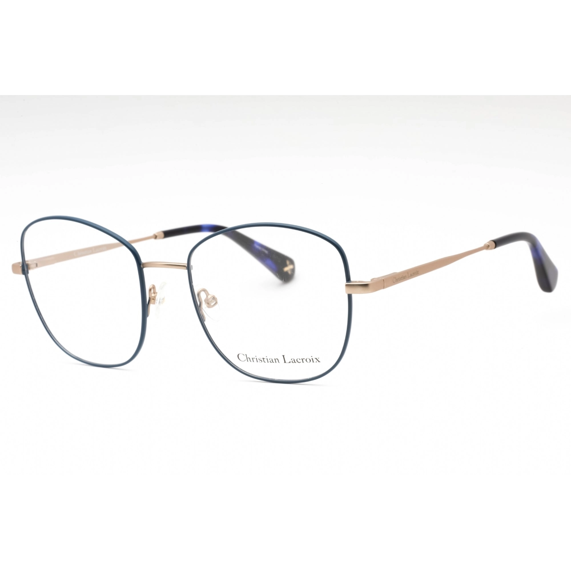 Christian Lacroix Women's Eyeglasses - Blue/Gold Metal Butterfly Frame | CL3081 600