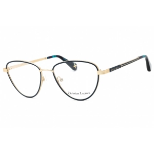 Christian Lacroix Women's Eyeglasses - Navy/Gold Cat Eye Full Rim Frame | CL3063 588