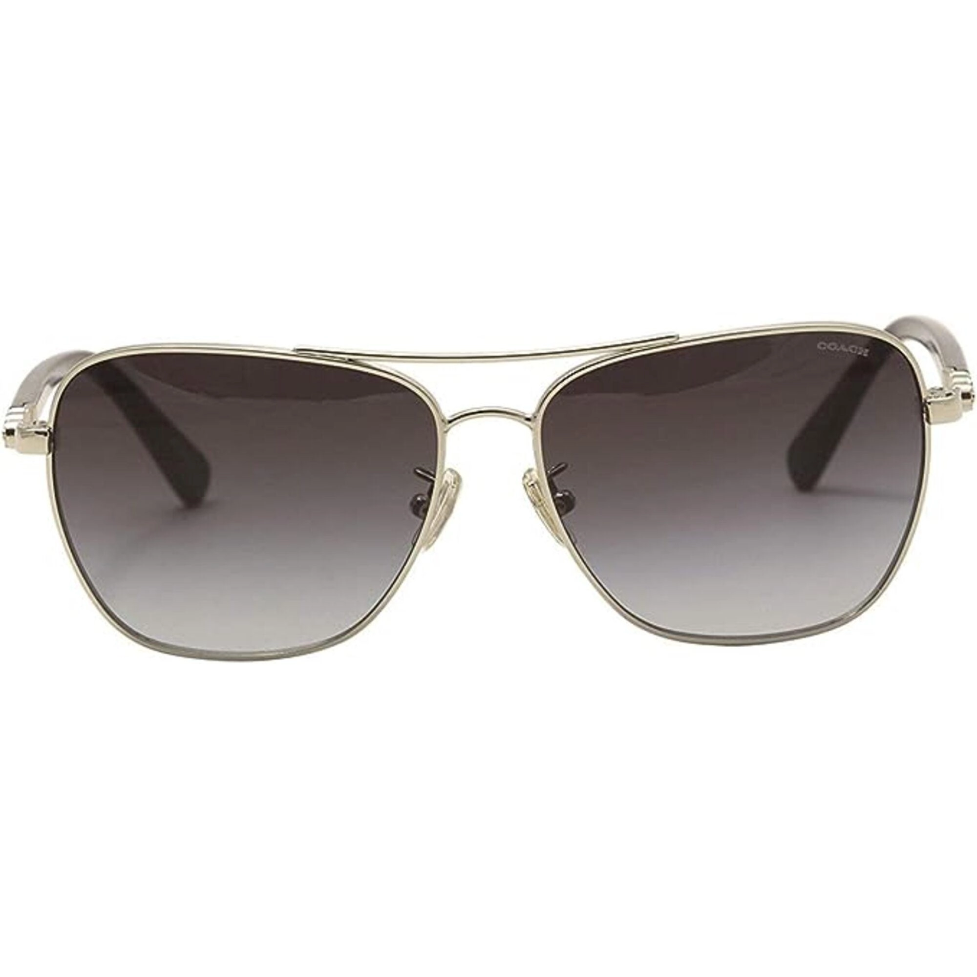 Coach Women's Sunglasses - Full Rim Silver and Black Metal Frame | 0HC7073B 90151159