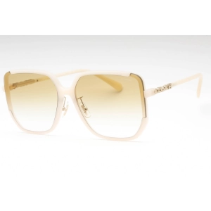 Coach Women's Sunglasses - Milky Cloud Plastic Geometric Shape Frame| 0HC8401D 58052Q